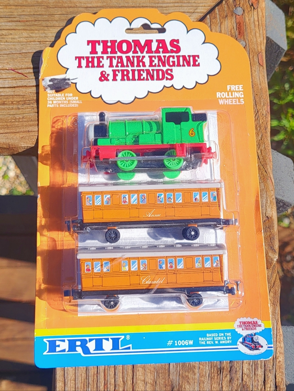 Thomas The Tank Engine & Friends #1006W Thomas Annie & Clarabel 1991 New Sealed
